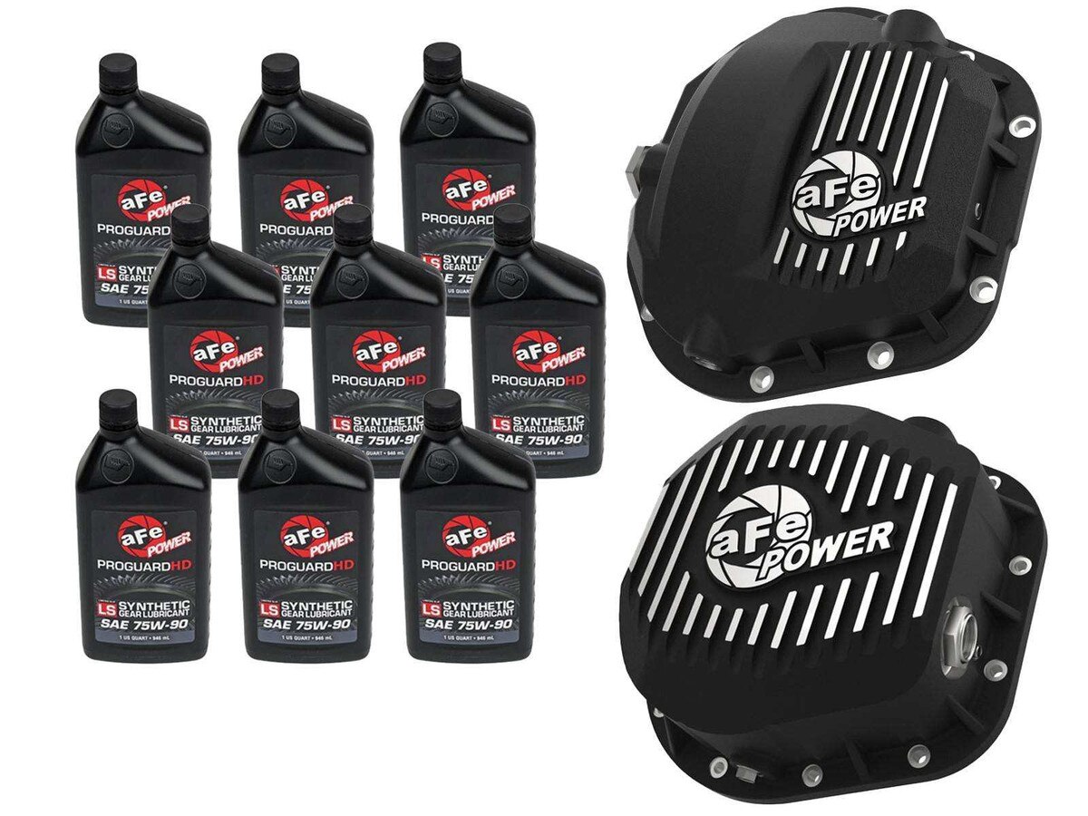 Ford (6.7 - 4WD) Differential Cover - aFe Power - 46-7704AB