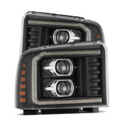 05-07 Ford Super Duty/Excursion LUXX-Series LED Projector Headlights Black