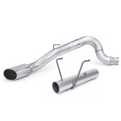 Monster Exhaust System 5-inch Single Exit Chrome SideKick Tip for 13-18 Ram 2500/3500 6.7L Cummins CCLB Banks Power