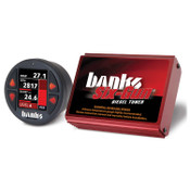 Six-Gun Diesel Tuner with Banks iDash 1.8 Super Gauge for use with 2001-2004 Chevy 6.6L LB7 Banks Power