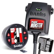 PedalMonster Throttle Sensitivity Booster with iDash DataMonster for 07-19 Ram 2500/3500 11-20 Ford F-Series 6.7L Banks Power