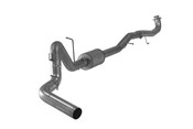4.0 Inch Downpipe Back Single Pick Up Aluminized Steel with Muffler 2017-2019 GM 2500/3500 6.6L Duramax L5P FLO PRO Exhaust