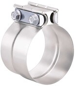 Lap Joint Exhaust Clamp 4.0 Inch Stainless Steel FLO PRO Performance Exhaust