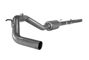 5.0 Inch Downpipe Back Single Stainless Steel without Muffler 2016-2018 Nissan Titan Cummins 5.0L FLO PRO Exhaust
