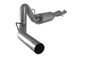 4 Inch Cat Back Single 2001-2007 GM 2500/3500 6.6L Duramax Stainless Steel with Muffler FLO PRO Performance Exhaust