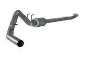 4.0 Inch Downpipe Back Single Stainless Steel with Muffler 2011-2019 Ford 6.7L F250/F350 Powerstroke FLO PRO Exhaust