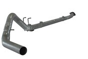 4.0 Inch Downpipe Back Single Stainless Steel without Muffler 2011-2019 Ford 6.7L F250/F350 Powerstroke FLO PRO Exhaust
