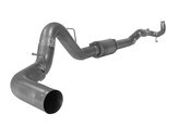 4.0 Inch Downpipe Back Single Stainless Steel with Muffler 2011-2015 GM 2500/3500 6.6L Duramax FLO PRO Exhaust