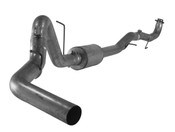 4.0 Inch Downpipe Back Single Stainless Steel with Muffler 2015.5-2016 GM 2500/3500 6.6L Duramax FLO PRO Exhaust
