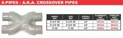 X Pipes 2.25 Inch Inlet/Outlet Aluminized Steel FLO PRO Performance Exhaust
