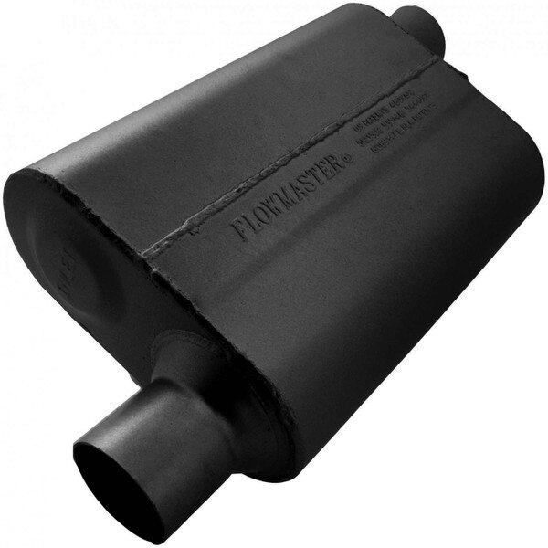 40 Series Delta Flow Chambered Muffler 40 Delta Flow 2.50 Offset In 2. ...