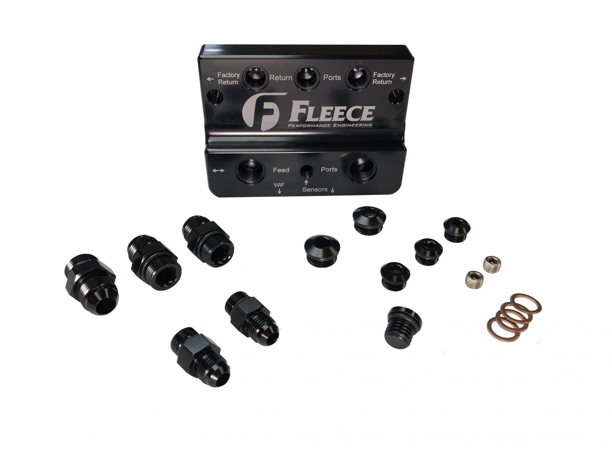 2010-2018 4th Gen Dodge/Cummins Fuel Distribution Block - Fleece Performance - FPE-FFD-RF-4G