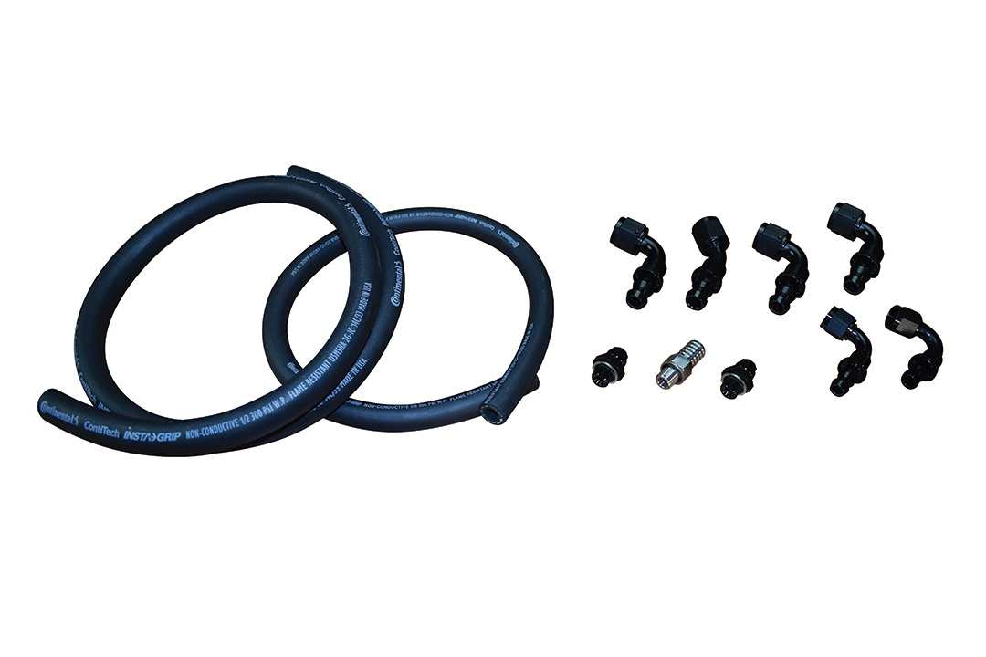 2003-2007 Cummins Fuel Distribution Block Hose and Fitting Kit - Fleece Performance - FPE-FFD-RF-HF-KIT-3G