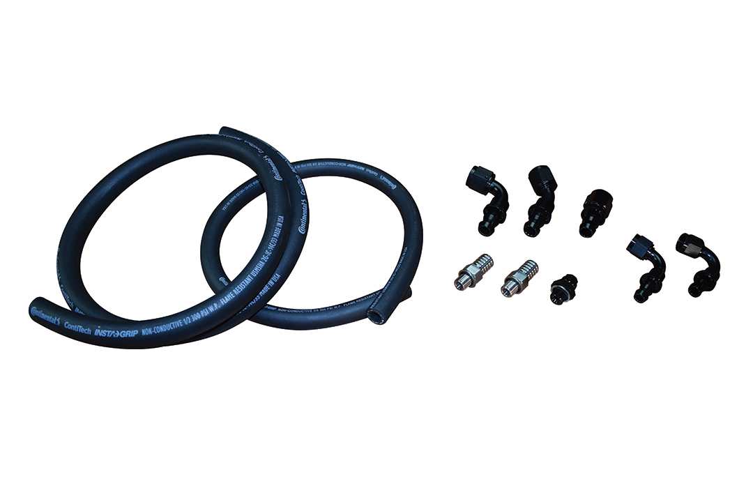 2010-2018 Cummins Fuel Distribution Block Hose and Fitting Kit - Fleece Performance - FPE-FFD-RF-HF-KIT-4G