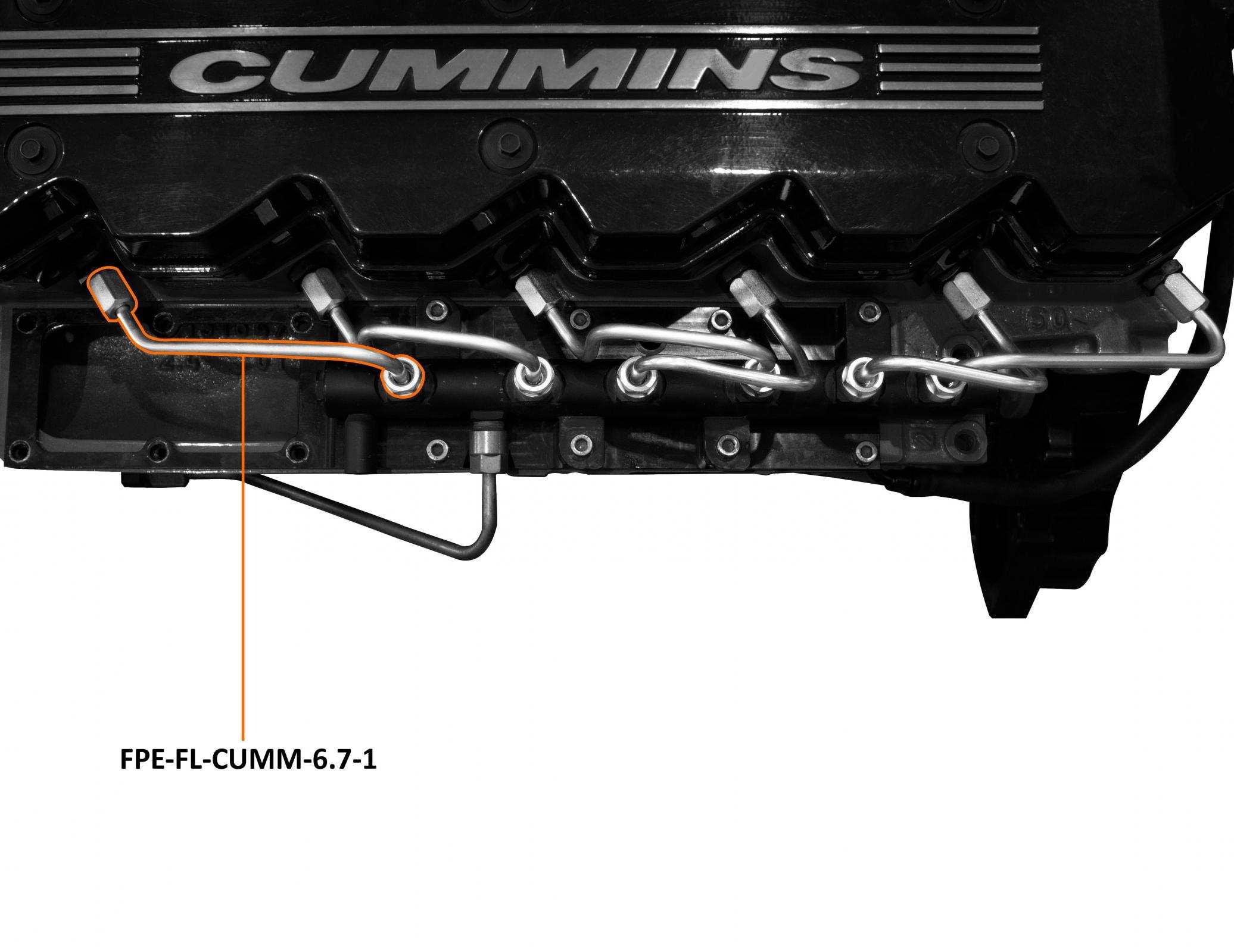 07.5-18 6.7L Dodge Cummins Number 1 Injection Line - Fleece Performance - FPE-FL-CUMM-6.7-1