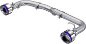 2022 Subaru BRZ and 2022 Toyota GR86 2.4L T304 Stainless Steel 2.5 Inch Axle-Back Dual Split Rear with Burnt End Tips MBRP