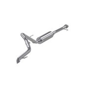 04-22 Toyota 4Runner 11-16 Toyota Land Cruiser Prado Pro Series T304 Stainless Steel 2.5 Inch Cat-Back High Clearance Turn Down Single Rear Exit MBRP Exhaust System