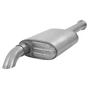 2.5 Inch Cat Back Exhaust System For 00-06 Wrangler TJ Inline 4 2.5L Inline 6 4.0L Unlimited Single Off-Road Turn Down T409 Stainless Steel MBRP