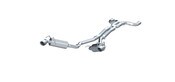 Dual Cat Back Exhaust System Round Tips T304 Stainless Steel For 10-15 Chevrolet Camaro, V6 3.6L MBRP