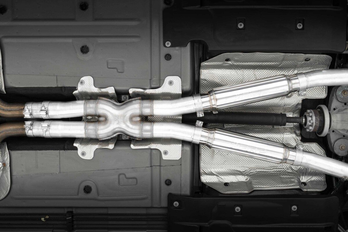 3in. Cat Back; Dual Rear; Quad Tips - MBRP Exhaust - S7113AL