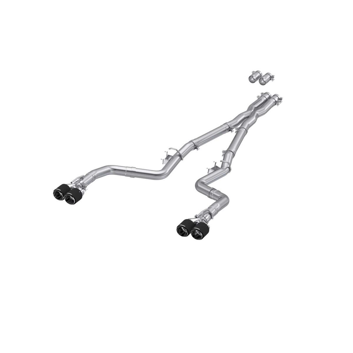 C815 Rear Tip 3in. Cat Back; Dual Rear; Quad Tips - MBRP Exhaust - S71143CF