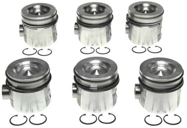 Engine Piston Set Of 6 - Oversize 0.020 in - MAHLE - 224-3732WR.020