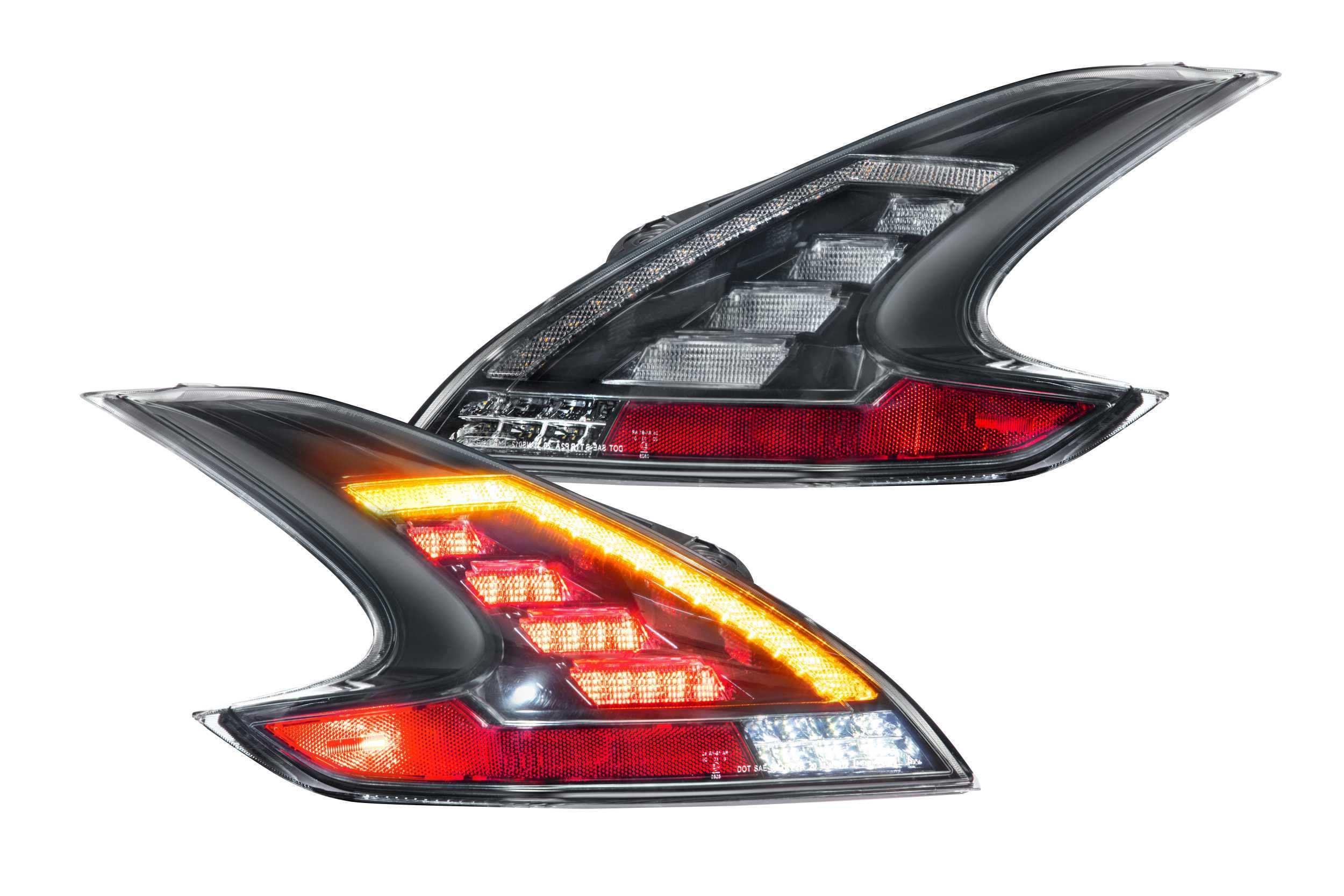 XB LED Tail Lights: Nissan 370Z (09-21 / Smoked Lens / Set