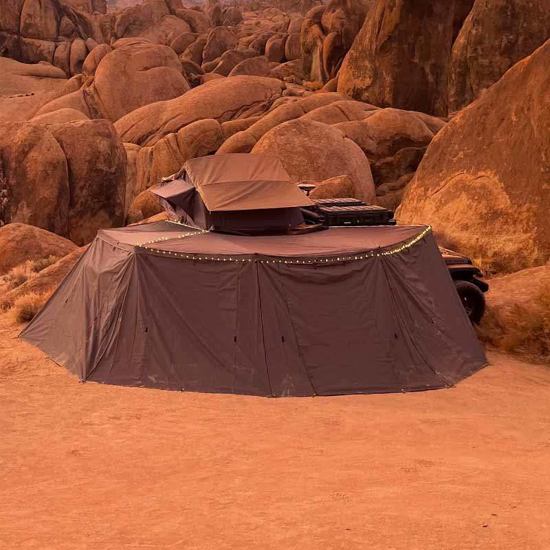 Nomadic 270 Awning Wall Kit for Passenger Side - Overland Vehicle