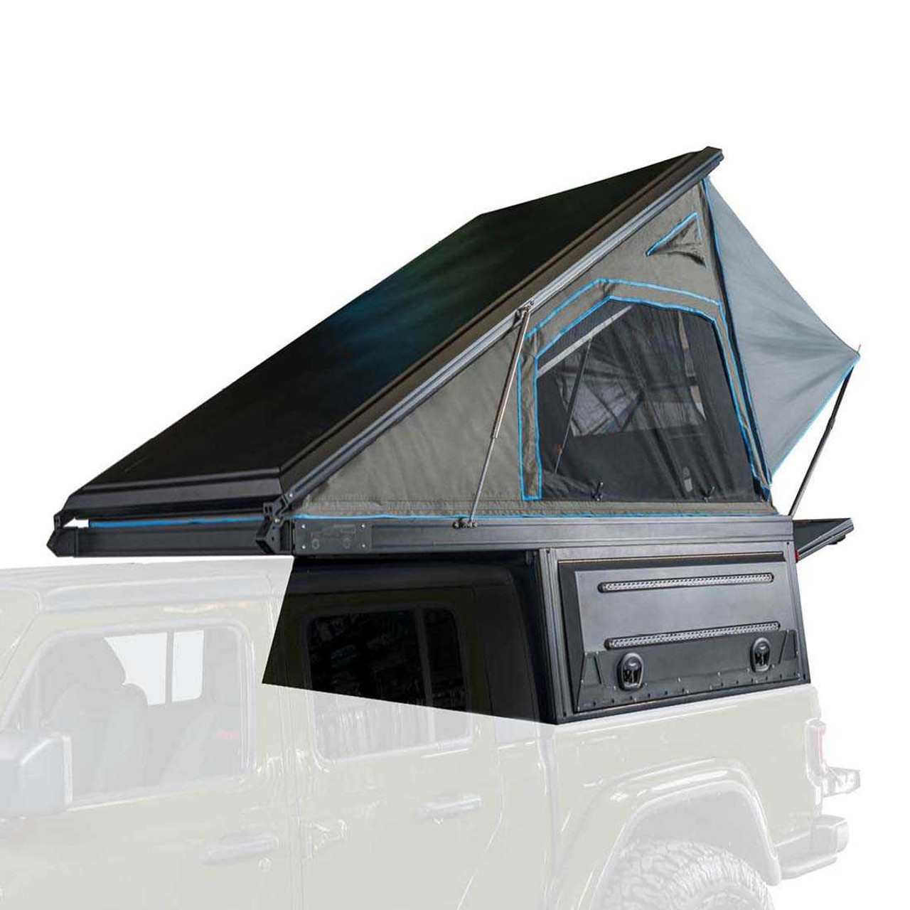 MagPak Camper W/Tent, Lights, Rear Molle Panel, Side Tie