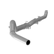 5" Down Pipe Back, Race System without muffler, AL