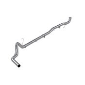 4" Down Pipe Back, Race System, without bungs, without muffler, 409