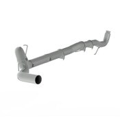 5" Down Pipe Back, Race System, without bungs, without muffler, 409 SS