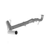 5" Down Pipe Back, Race System, without bungs, without muffler, AL