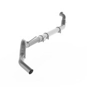 5" Turbo Back, Race System, without muffler, AL