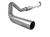 4” Turbo Back, Race System, no bungs, with muffler, AL