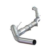 5” Turbo Back, Race System, no bungs, with muffler, AL