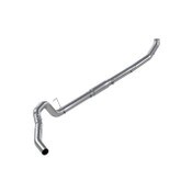 5” Turbo Back, Race System, no bungs, with muffler, AL
