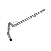 4" Down Pipe Back, Race System, without bungs, without muffler, - SLM Series