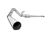 4" Down Pipe Back, Race System, without bungs, with muffler - P Series
