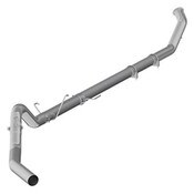 5" Turbo Back, Single Side Exit, No Muffler, AL