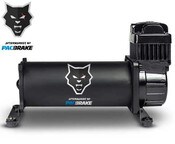 12V HP425 Series Air Compressor Kit Matte Black Air Compressor and Braided Hose Only Pacbrake