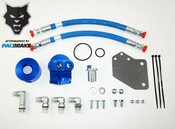 Remote Oil Filter Relocation Kit For 09-18 RAM 1500 Classic HEMI w/ M22 x 1.5mm Filter Thread Pacbrake