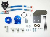 Remote Oil Filter Relocation Kit For 19-21 RAM 1500 Classic HEMI w/ M22 x 1.5mm Filter Thread Pacbrake