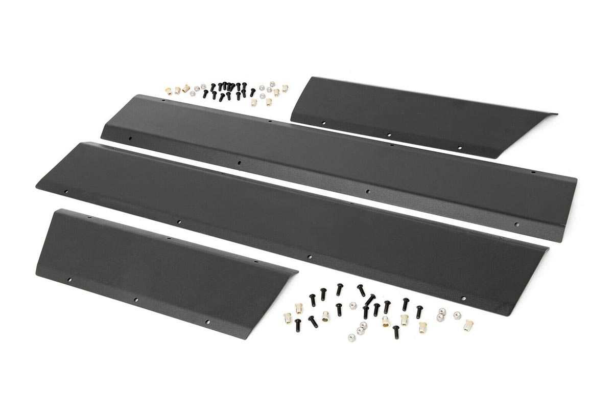 Lower Door Armor - 4 Door - Jeep Cherokee XJ 2WD/4WD (1984-2001) - Rough Country - 10582
