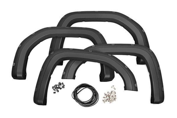 Pocket Fender Flares - GAN Silver Ice Metallic - GMC Sierra 1500 2WD ...