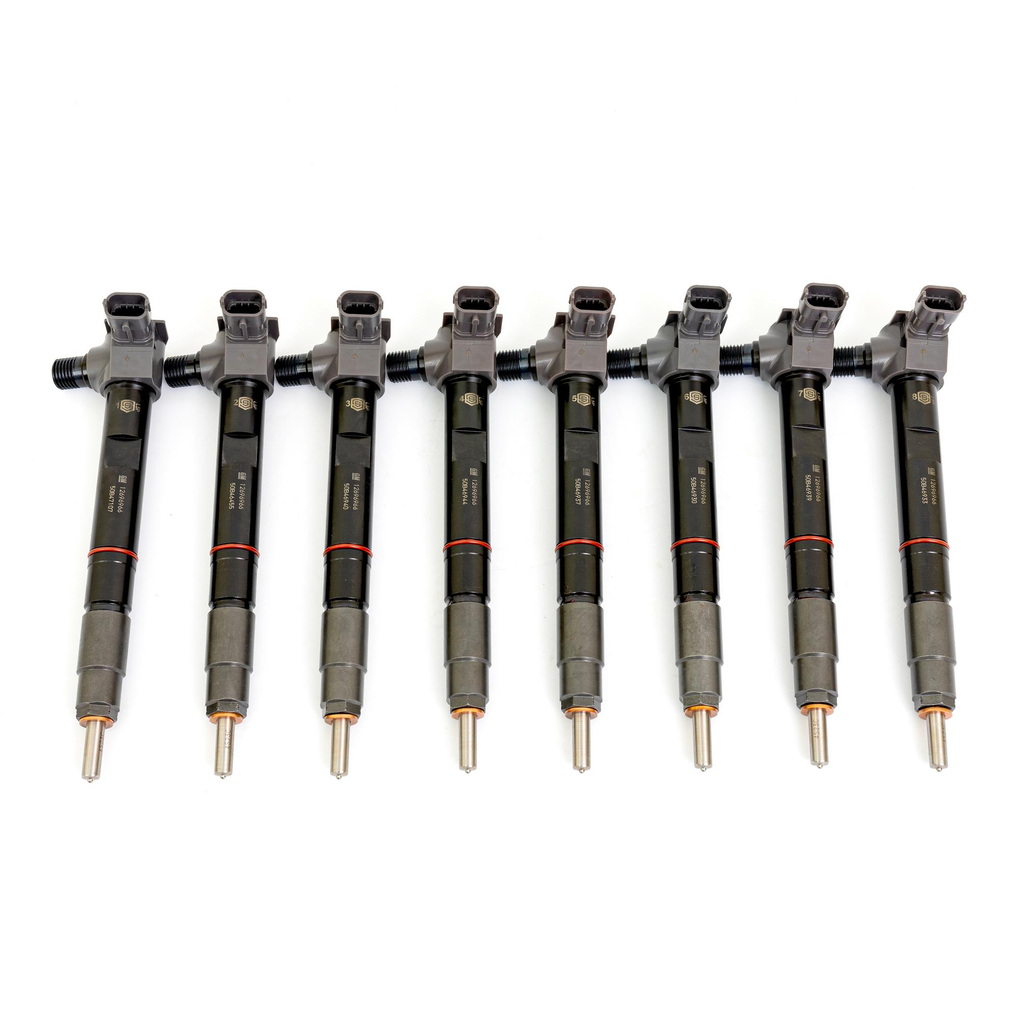 L5P Duramax Injectors 50% over Set - S&S Diesel - L5P-050-SAC-SET